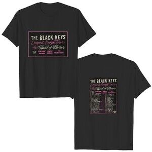The Black Keys Dropout Boogie Tour 2 Sided Rock Fan T-Shirt